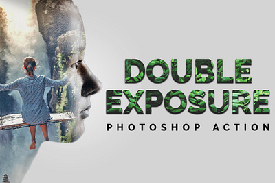 Double Exposure Photoshop Action abstract actions art artwork clean colorful dark design digital double double exposure future light line lines minimal minimalist photo manipulation photoshop action