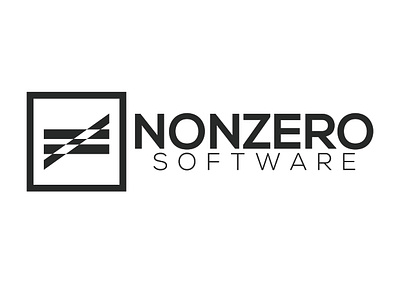 Nonzero Software art branding clean design flat icon illustration logo minimal vector