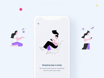 Clother Onboarding mobile app interaction android animation app design estore illustration illustrations illutrator interaction interface ios mobile motion order shop store ui ui8 user ux