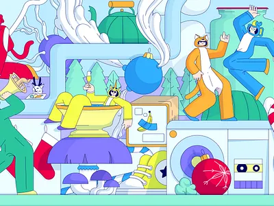 Kigurumi illustration banana banner branding character illustration illustrator kigurumi vector web