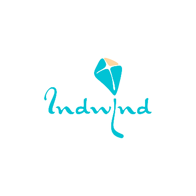 IndWind branding logo logotype vector