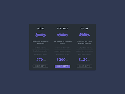 Pricing table dark dark pricing pricing plan pricing table