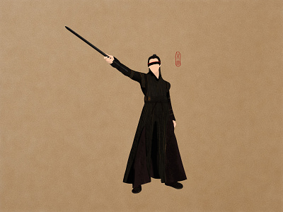Characters of TV series: wuzhu illustration tv characters