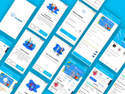 Akudjadi Apps aplikasi desain mobile app mobile design mobile development parental control ui ux wallet app