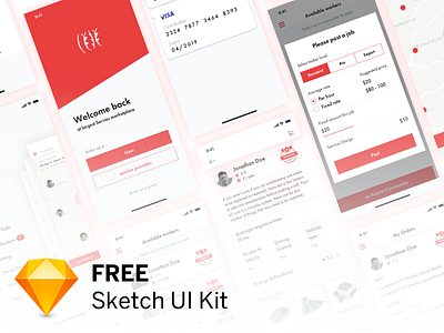 sketch freebie app animation app design app interaction design dribbble best shot free kit freebie sketch ui kit sketchapp ui ux design ui design ui kit design ui ux design