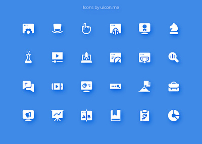 SEO & Marketing Icon Set design flat icon icon design icon designs icon set iconography icons icons set marketing seo ui ux