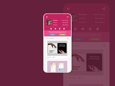 Daily UI 006 - User Profile app app design branding daily ui dailyui dailyui 006 dailyui006 design dribbble figma profile profile page ui user user profile ux web design webdesign website website design