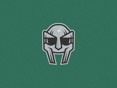 MF Doom badge doom helmet hiphop illustrator mascot mascotlogo mask mf doom music rap rapper spartan stormtrooper