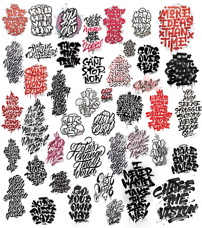 BEST OF 2019 2019 bestof calligraphy collection design graphic art illustration lettering snooze snoozeone type typography