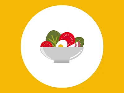 100 days of vector illustration day 81 100 days of illustration 100daychallenge 100days adobe illustrator design detail illustration healthy illustration salad salad bowl vector vector illustration