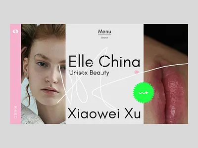 O fashion photography ui ux web