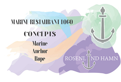 MARINE RESTAURANT LOGO branding creative design creative direction creative logo graphic design hand drawn illustration art logo design logo of the day logotype modern logo restaurent logo