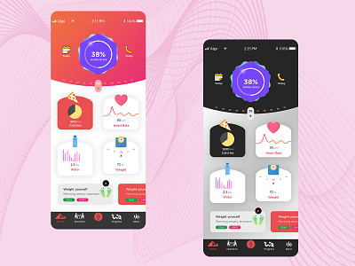 Action score blood pressure design fitness fitness app illustration mobile