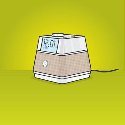 2020 Alarm Clock adobe illustrator alarm clock clock digital digital clock flat design flat vector illustration illustrator modern vector vector art