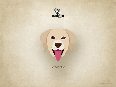 Geometric animal heads animation character design flat game art icon illustration illustrator logo vector