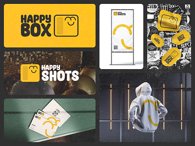 Happy Box - Branding & Visual Identity brand branding design logo visual identity