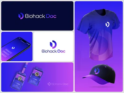 Biohack Doc Visual identity brandidentity branding graphic design logo logo designer professional logo vector visual identity