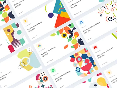 Awards Card UI awards branding card card ui clean elegant freebie xd freebies google illustration landing pages mobile mordern product branding product design ui ui ux ux vector xd design