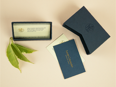 Leon Coronato & Đardin visual identity branding business cards corporate identity creative direction hotel branding logo design print stationery design visual identity