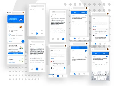 Otter app UI redesign.✏️ app appdesign clean design illustration minimal ui uidesign ux uxdesign