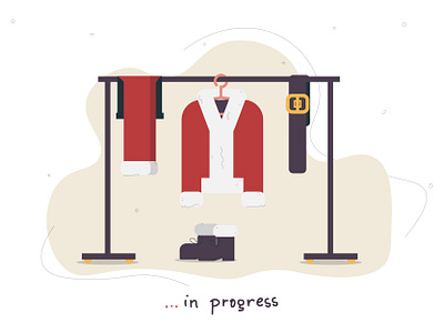 Christmas 2019 - Outfit Of The Day 2019 adobe animation card celebration christian christmas christmas 2019 christmas card design gifts holiday holidays illustration illustrations minimal santa santa suit santaclaus vector