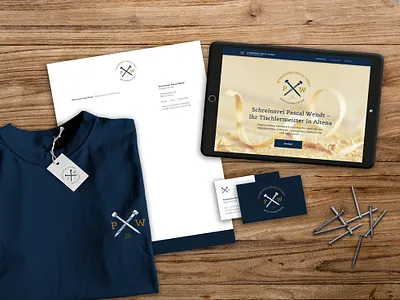 Small Corporate Design for a Carpenter branding corporate design logo