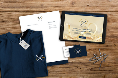 Small Corporate Design for a Carpenter branding corporate design logo