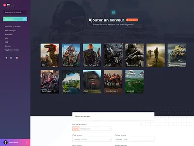 [BRS] Add server app dots form gradient server sketch ui web