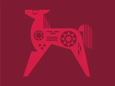 Holiday Horse card christmas holiday holidays horse