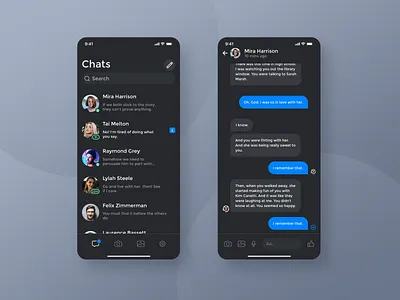 Instant messaging daily ui challenge dailyui