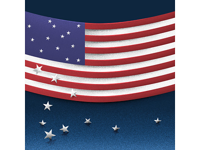 America's division editorial illustration news