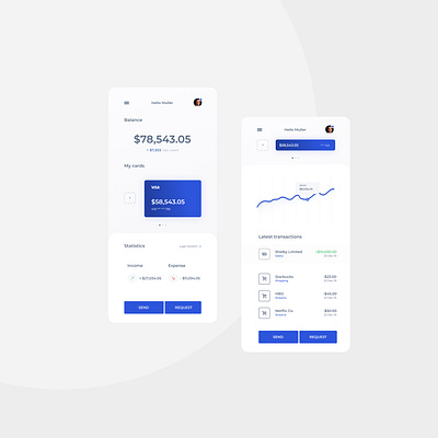 #2 Mobile banking app. app banking mobile money ui ui design uidesign uiux user experience user interface uxdesign