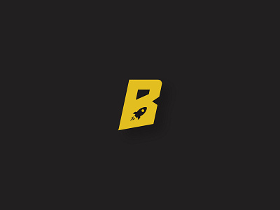 B for Boost b letter b logo black and yellow boost booster letter mark logo logo a day logo design logo designer logo mark logos monogram monogram design monogram letter mark monogram logo monograms rahalarts