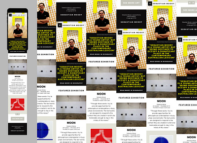 Folio : Artist Work 02 figma folio redesign responsive