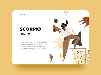 SCORPIO colors design graphic illustration