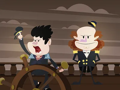 Admiral Teggetthof beer beer can cartoon character characterdesign flat illustration lager package design vector