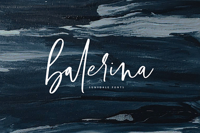 Balerina Logo branding branding design elegant font fonts handwritten lettering logo modern prints