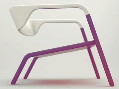 Lazy Royal Lounge Chair chair concept furniture design industrial design interior keyshot lounge chair modern product radish render speed