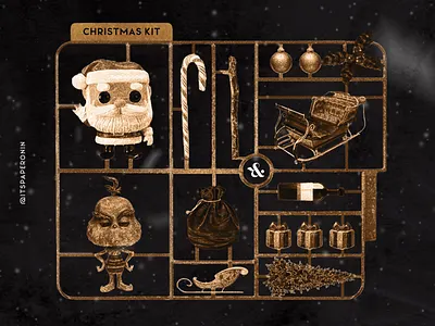 Your Cooper Christmas Survival Kit art christmas christmas card creative design designer graphic graphic design layout postcard poster typography