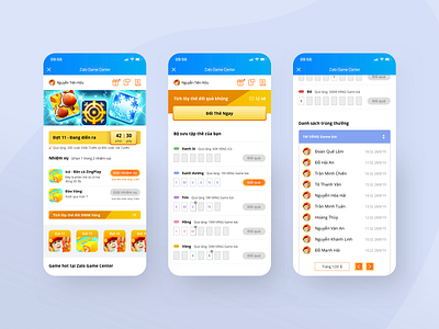 Landing page for Game event design landing leaderboard promotion ui uiux vietnam