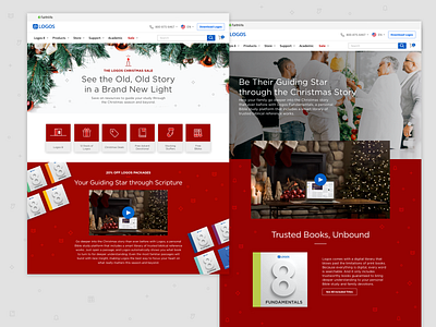 2019 Logos Christmas Website bible christ christmas design icon logos logos bible software uiux ux web design website website concept