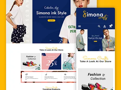 Simona Crafts - The Boutique Shop - eCommerce Responsive Theme opencart prestashop shopify templatetrip theme woocommerce wordpress
