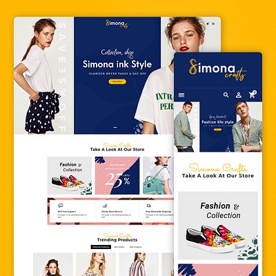 Simona Crafts - The Boutique Shop - eCommerce Responsive Theme opencart prestashop shopify templatetrip theme woocommerce wordpress