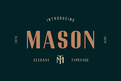 Mason Sans-serif - Elegant Typeface bold contrast display elegant fabulous fashion feminine font glamour grande green masculine sans sans serif sophisticated type typography