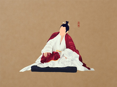 People celebrating more than one year: qingdi， I hope you characters hand drawn illustration tv characters