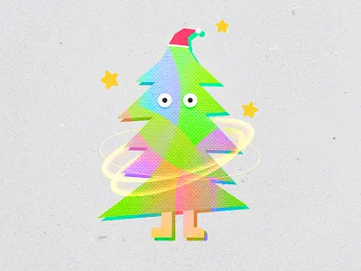 Merry Christmas color design illustration merry xmas visual