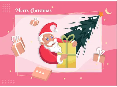 Happy Holidays! 2020 cartoon illustration flat design funny happy holidays new year santa claus winter xmas