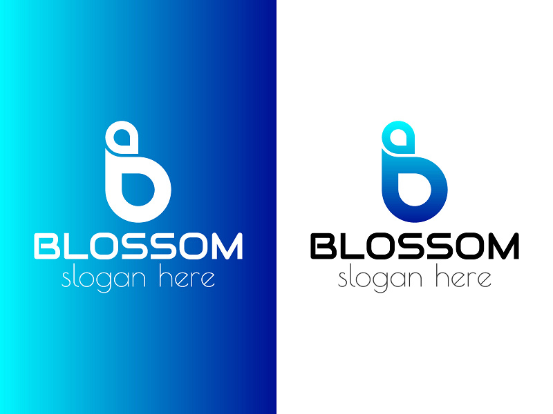 Blossom - B letter logo logo logo design logodesign