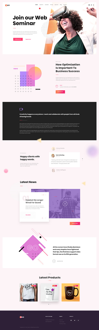 YOY - WordPress Event Theme agency animation conference creative creative design design events mobile modern professional typography upqode webdesign wordpress wordpress design wordpress development wordpress theme