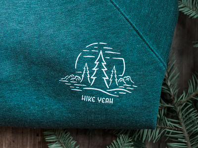 Hike Yeah Crewneck hiking mountain